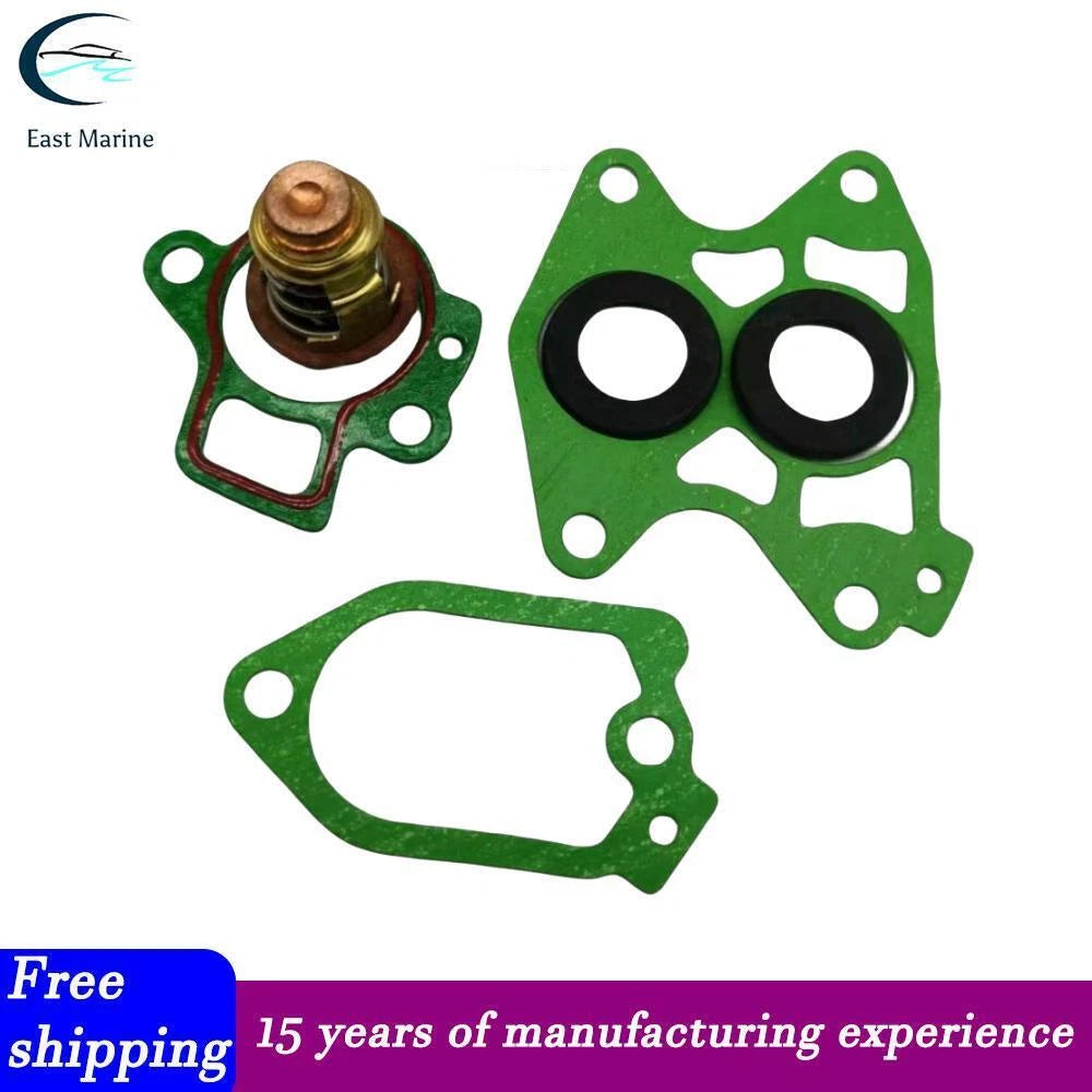 Thermostat Kit & Gasket for Yamaha Outboard (6E5-12411-30-00, 688-12414-A1-00)