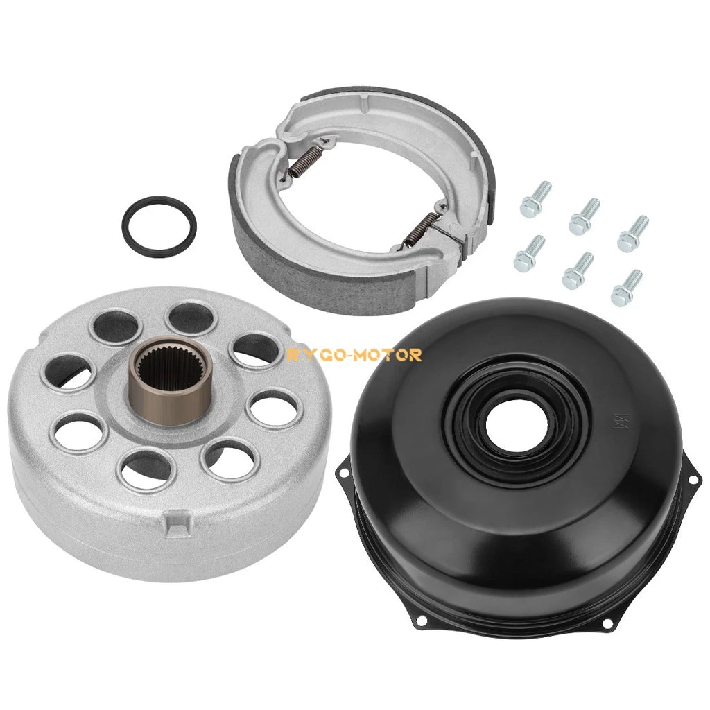Rear Brake Drum Cover Hub Shoes for Honda Fourtrax 300 TRX300 (1988–2000)