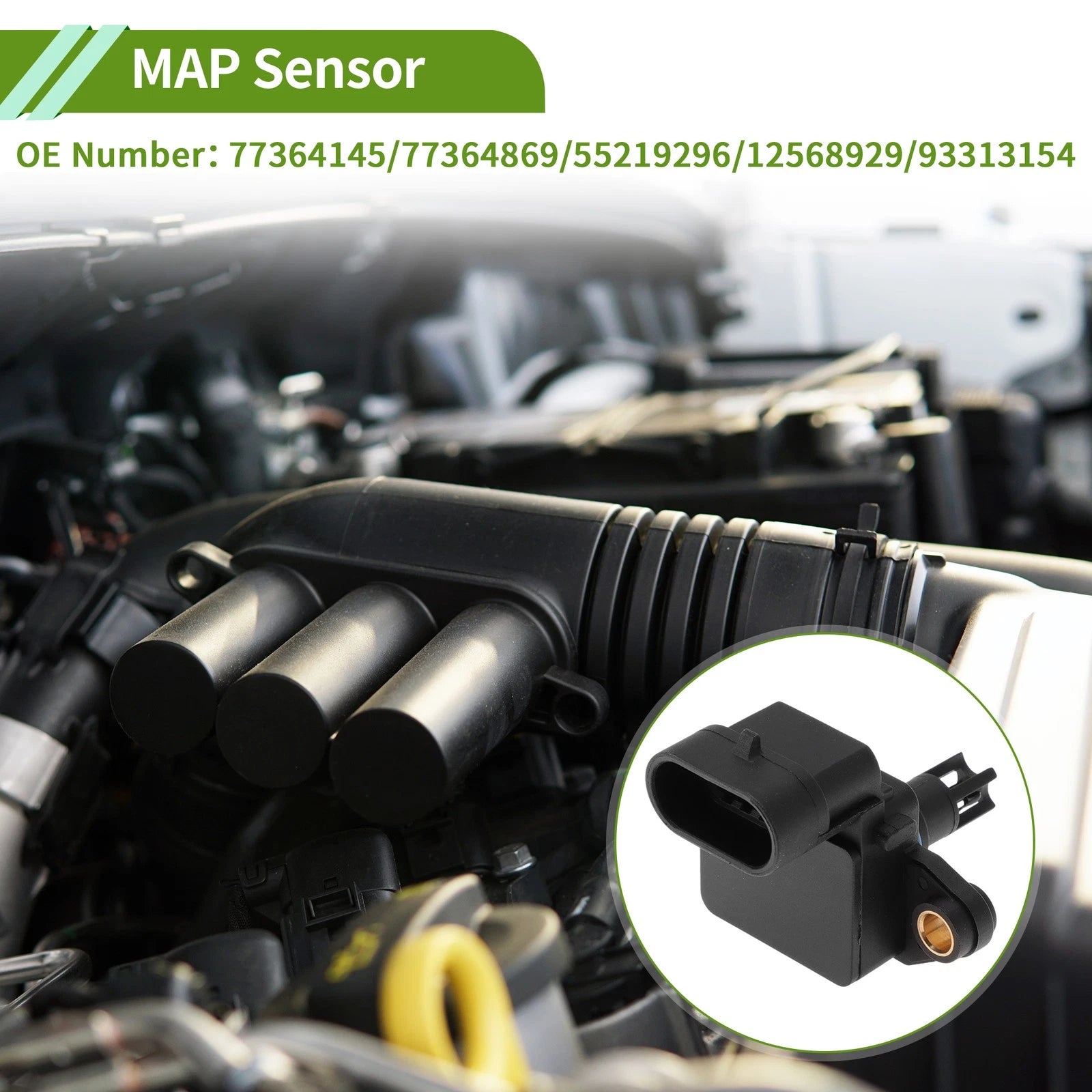 MAP Sensor No. 77364145 for Fiat Punto Hatchback (2005–2017)