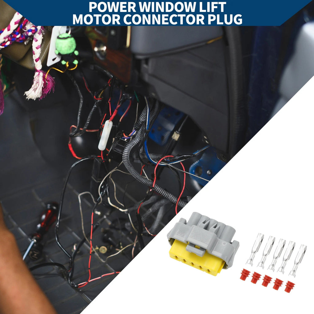 Power Window Lift Motor Connector Plug 5 Pin for Volkswagen Jetta (2011–2018)