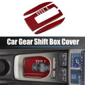 Gear Shift Box Trim Carbon Fiber Pattern Replacement for Chevrolet Camaro (2017–2019)