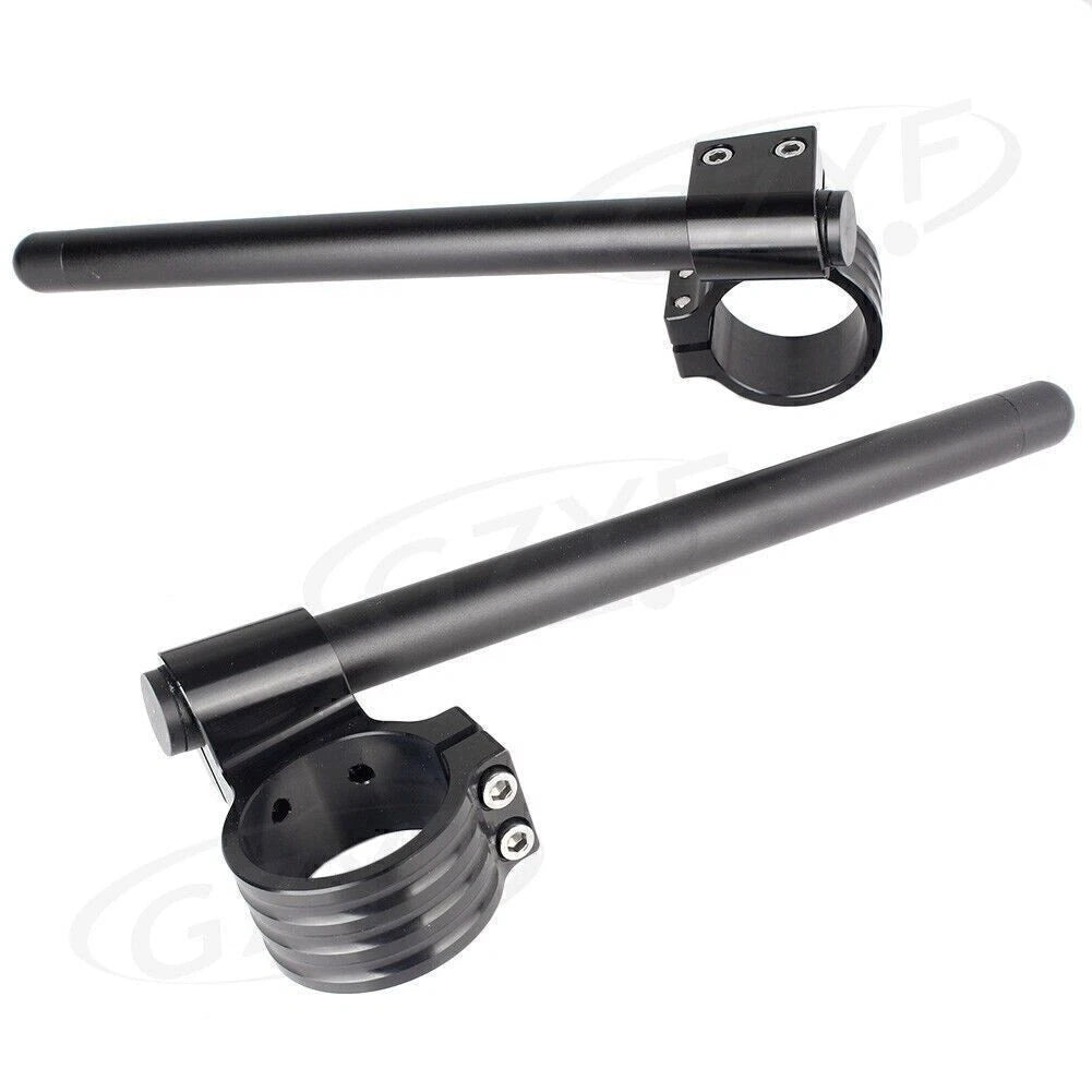 31mm Fork Clip-ons Handle Grip for Universal Motorcycles (Black)