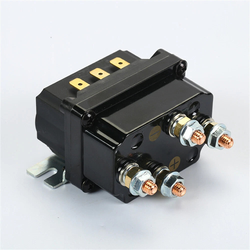 12V 250A Wireless Remote Winch Solenoid Relay Contactor Kit for ATV (5000-7000 lbs)