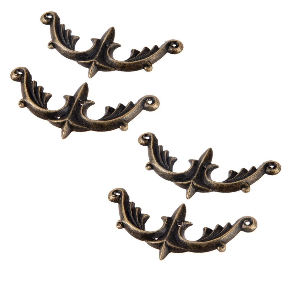 Set of 4 Antique Bronze Corner Protector Guards for Jewelry Box