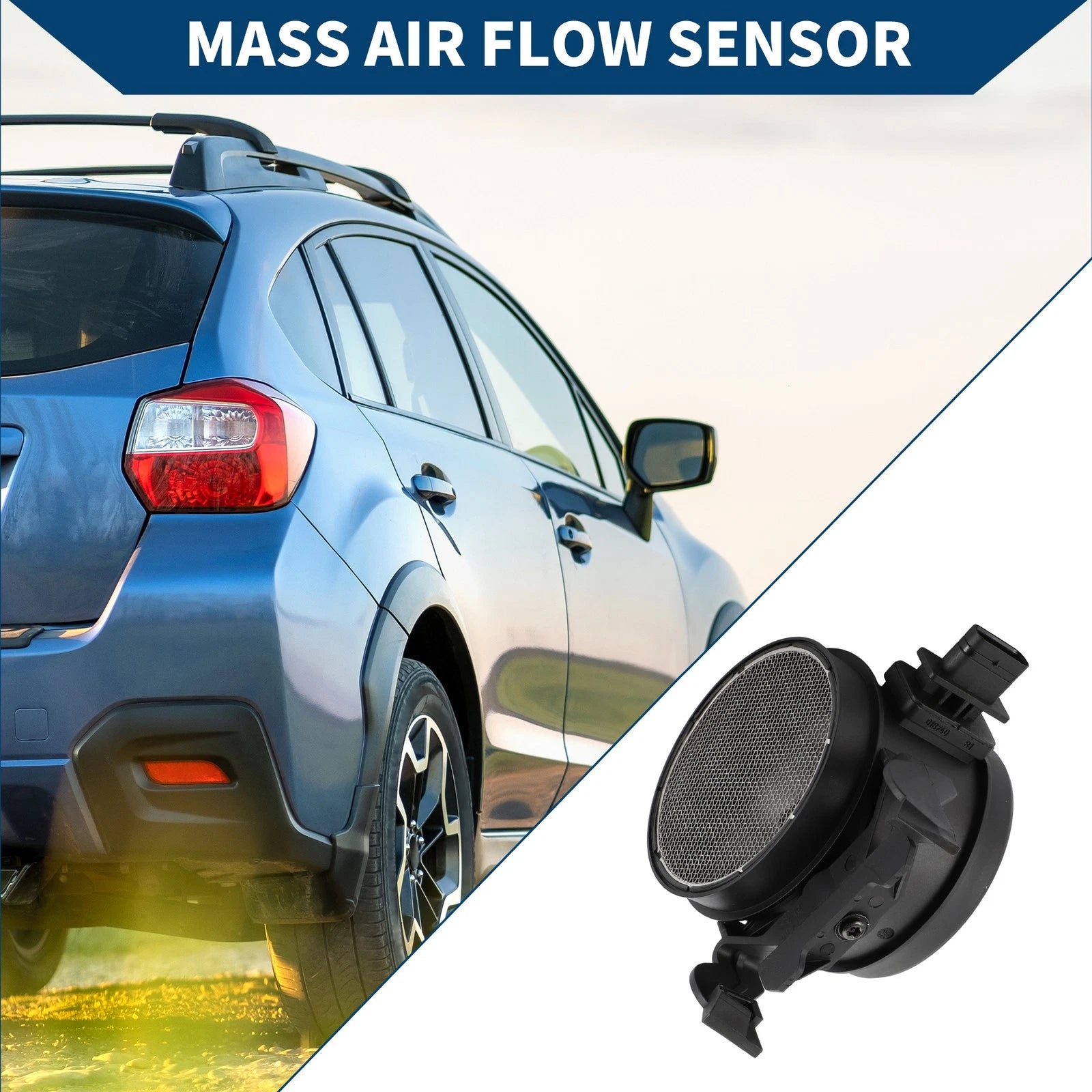 Mass Air Flow Sensor Assembly Replacement for Mercedes-Benz C230 C280 C300 (2008–2014)