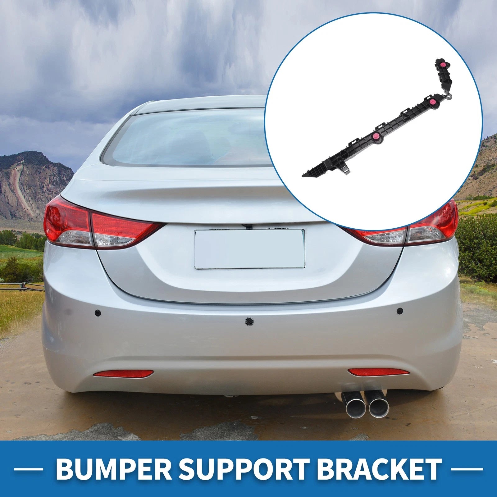 Left Rear Bumper Retainer Bracket Replacement for Toyota Camry (2015–2017)