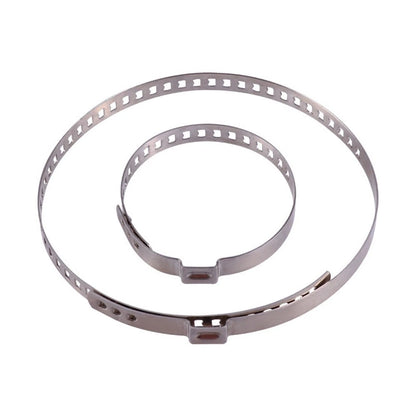 Stainless Hose Clamp for Car Maintenance (Multiple Holes, Rust Resistant)