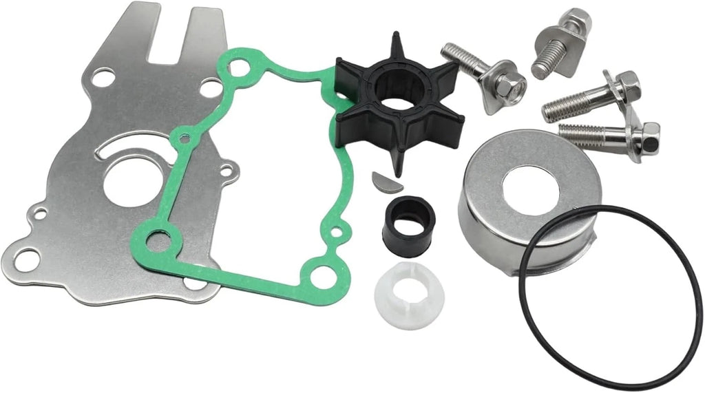 Water Pump Impeller Repair Kit for Yamaha F40/F50/F60hp (2000–2023) 63D-W0078-01-00