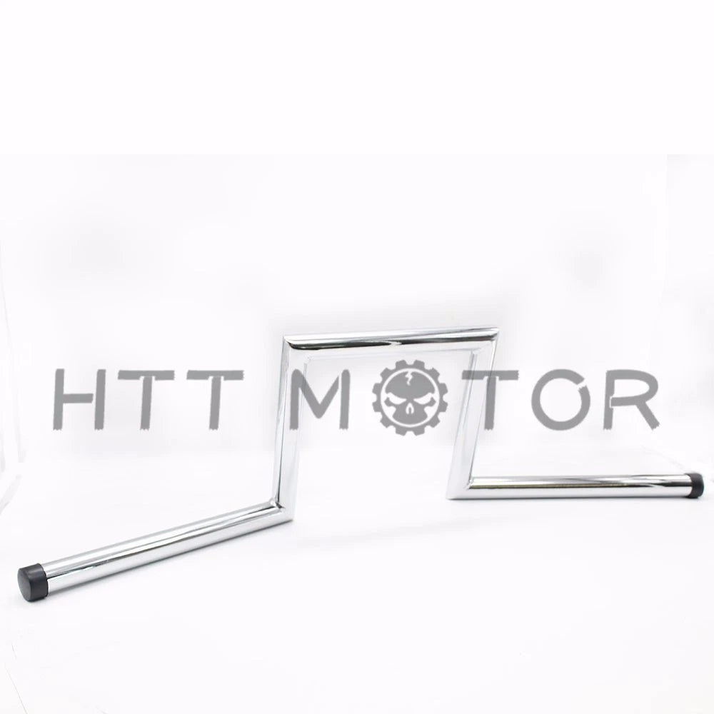 8" Rise 4" Pullback Ape-Hanger Z-Bars for Harley XL Sportster Dyna
