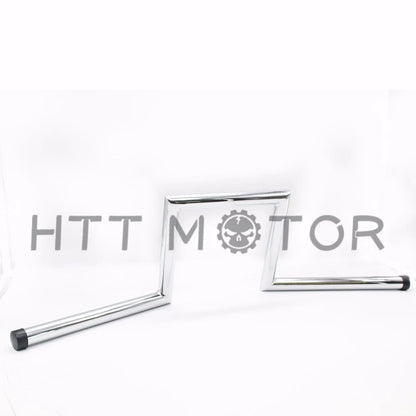 8" Rise 4" Pullback Ape-Hanger Z-Bars for Harley XL Sportster Dyna