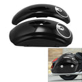 Gloss Black Saddlebag Lids with 6.5'' Speaker Cutout for Indian Chieftain (2014–2018)