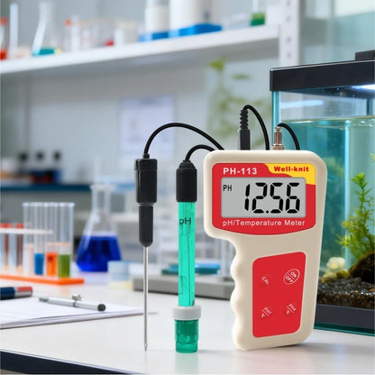 LCD pH Meter for Aquarium Fish Tank Water Testing (Auto Temp Compensation)