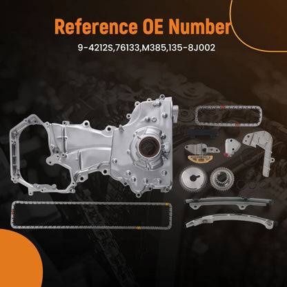 Engine Timing Chain Kit 164 Links for Nissan Altima 2.5L (2002–2006) 76133