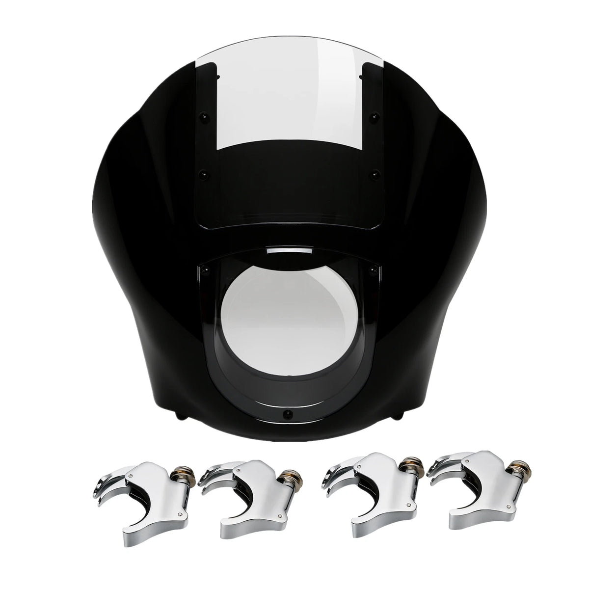 Quarter Head Fairing Windshield & 49mm Fork Clamp for Harley Sportster XL (2004–2023)