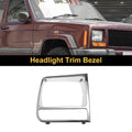 Front Right Headlamp Bezel for Jeep Cherokee (1997–2001) Plating