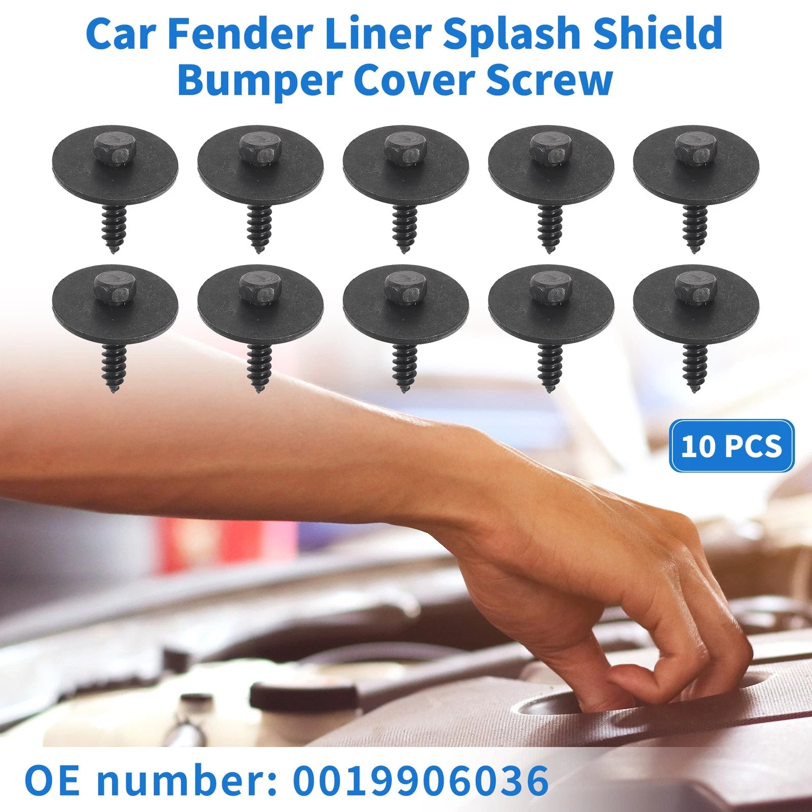 Fender Liner Splash Shield Screws Kit for Mercedes-Benz A220 (2019–2024)