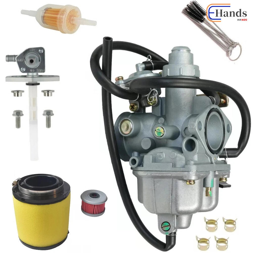 Oil Air Filter Fuel Valve Carburetor for Honda TRX250TE TRX250 (1997–2007)