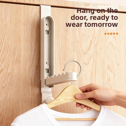 Fold Down Clothes Hanger Over Door for Universal Fit