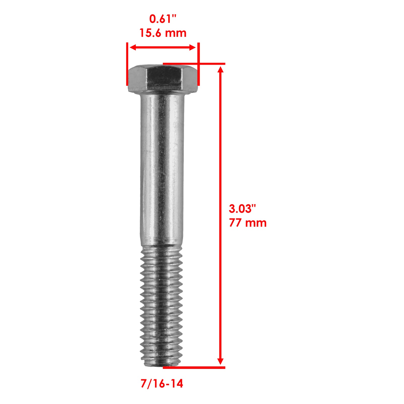 Deck Blade 18 Inch Replacement with Bolt and Washer for Ariens (2000–2000)