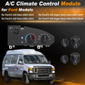 3 Knob AC Heater Climate Control Panel 5C2H19E764AA for Ford E150 E250 (2005–2014)