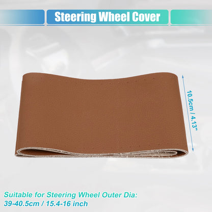 Steering Wheel Cover for Universal Fit (39-40.5cm Diameter)