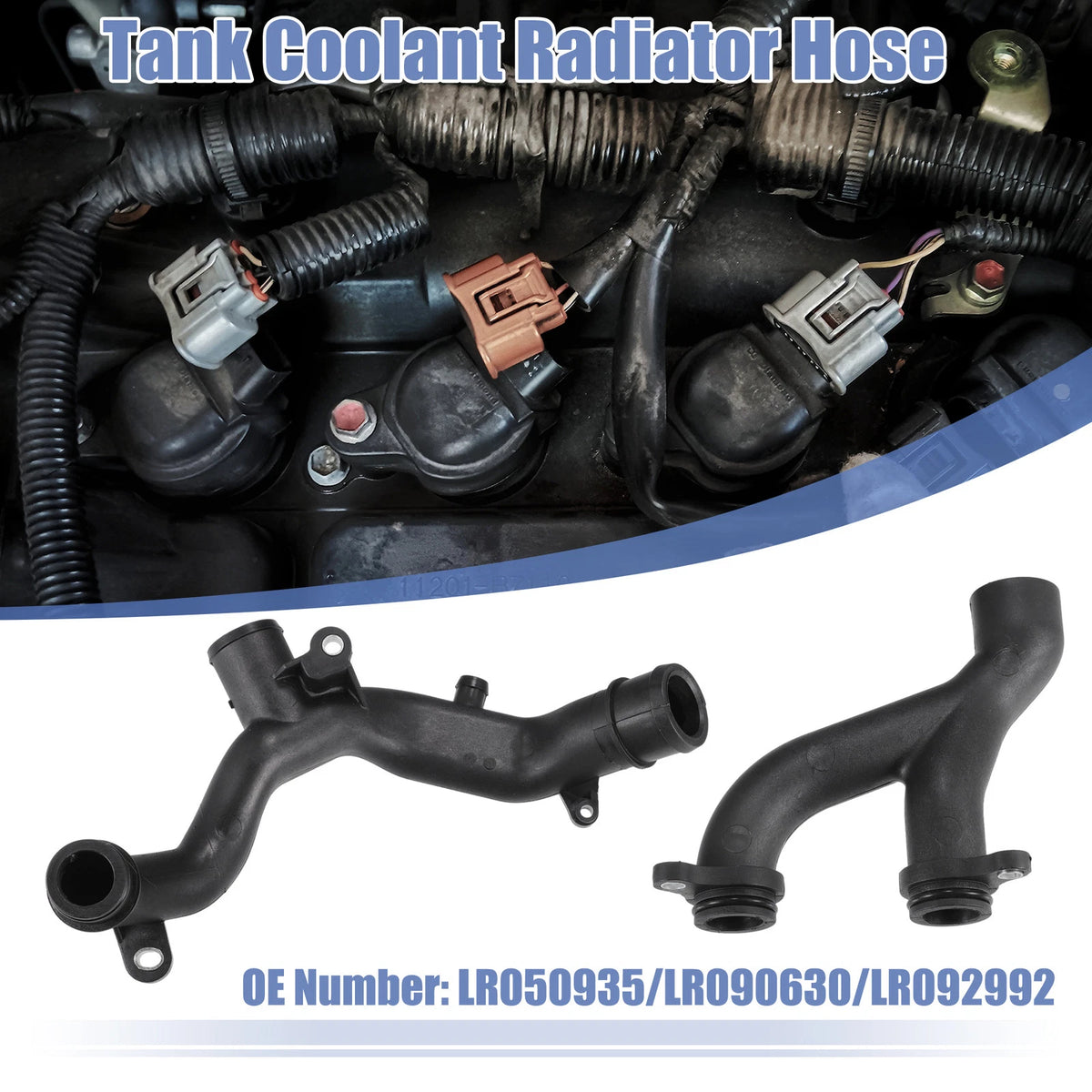 Heater Hose Radiator Tank Pipe for Land Rover Range Rover (2010–2015) LR050935