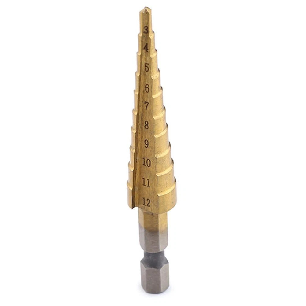 Step Drill Bits for Metal Woodworking (High-Speed Steel)