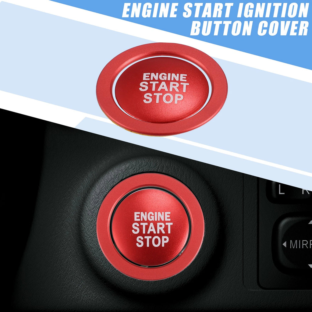 Start Stop Ignition Button Cover Sticker for Toyota Camry Prius RAV4 Corolla (2007–2019)