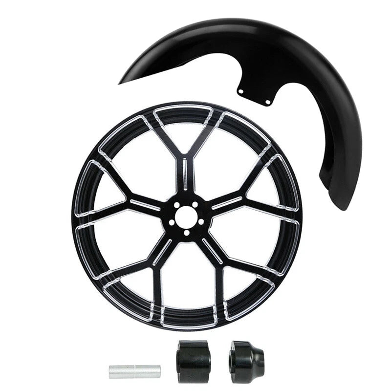 23" Wheel Rim Single Disc Hub for Harley Touring (2008–2024)