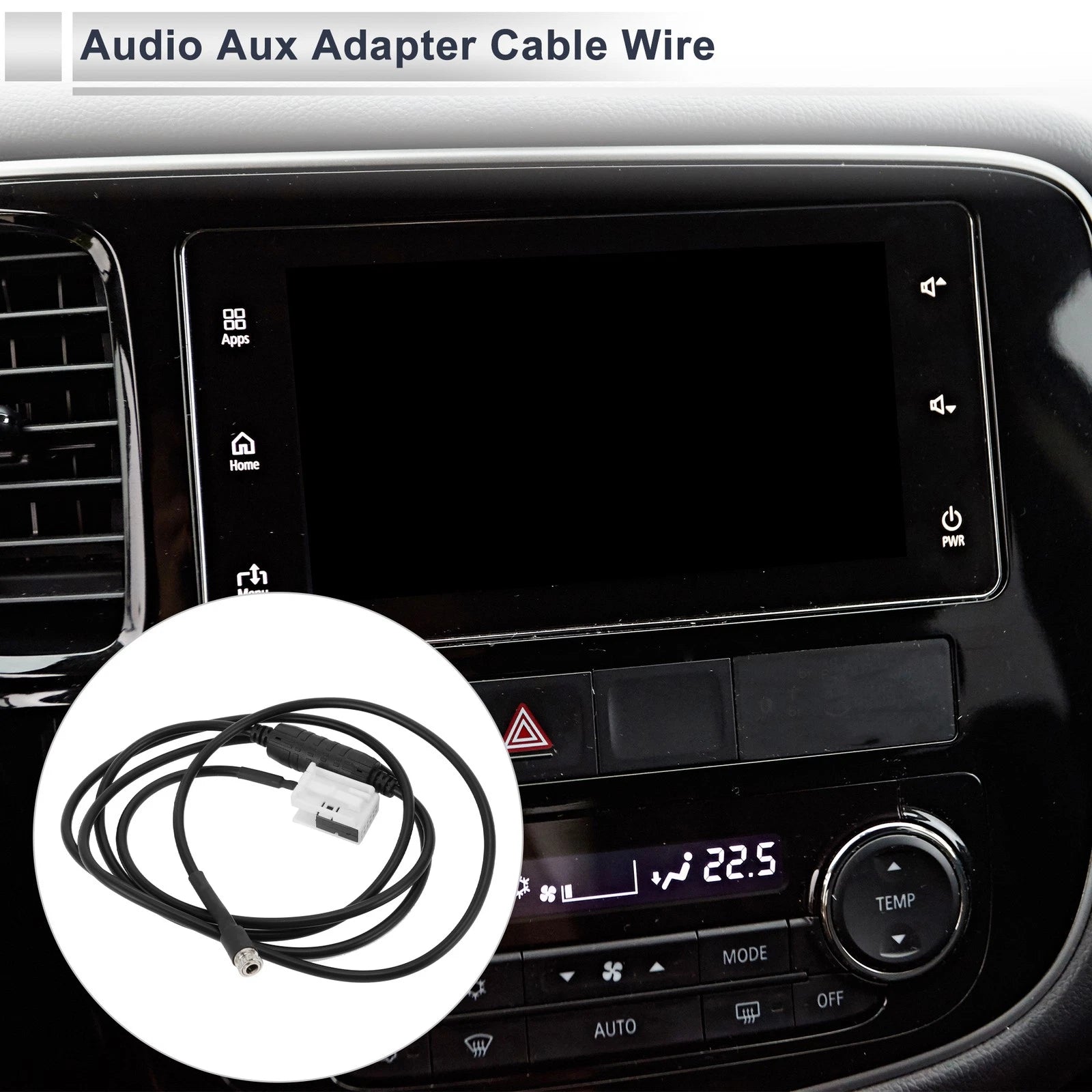 Aux Audio Adapter Cable for BMW Car Stereo Radio Wire Harness (2010–2020)