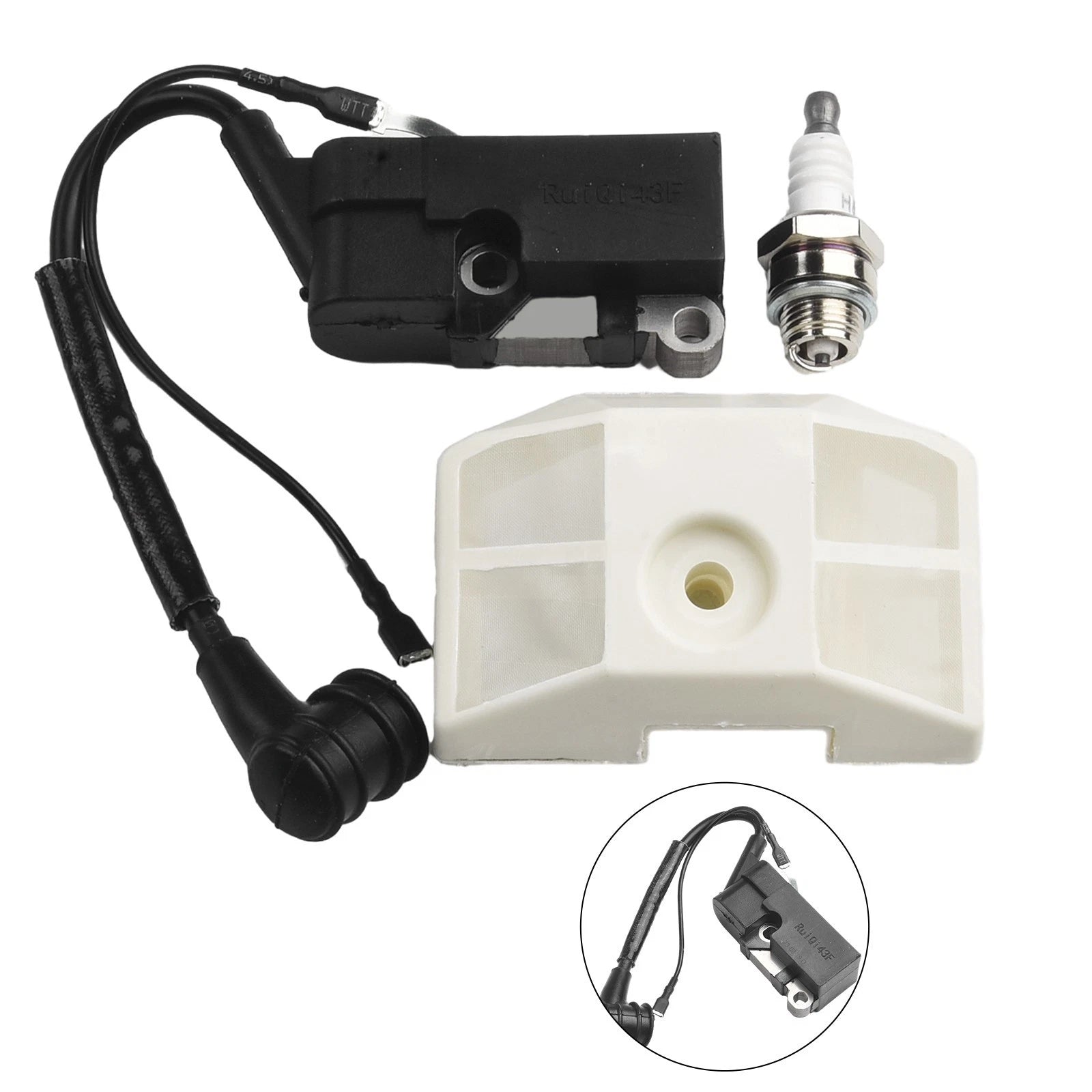 Ignition Coil Air Filter Kit for 4500/5200/5800 45cc 52cc 58cc Chainsaw