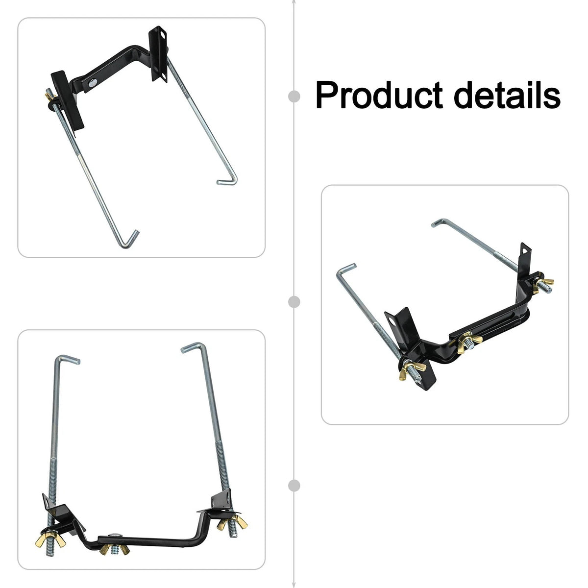Adjustable Steel Battery Tie Down Bracket for Enhanced Stability