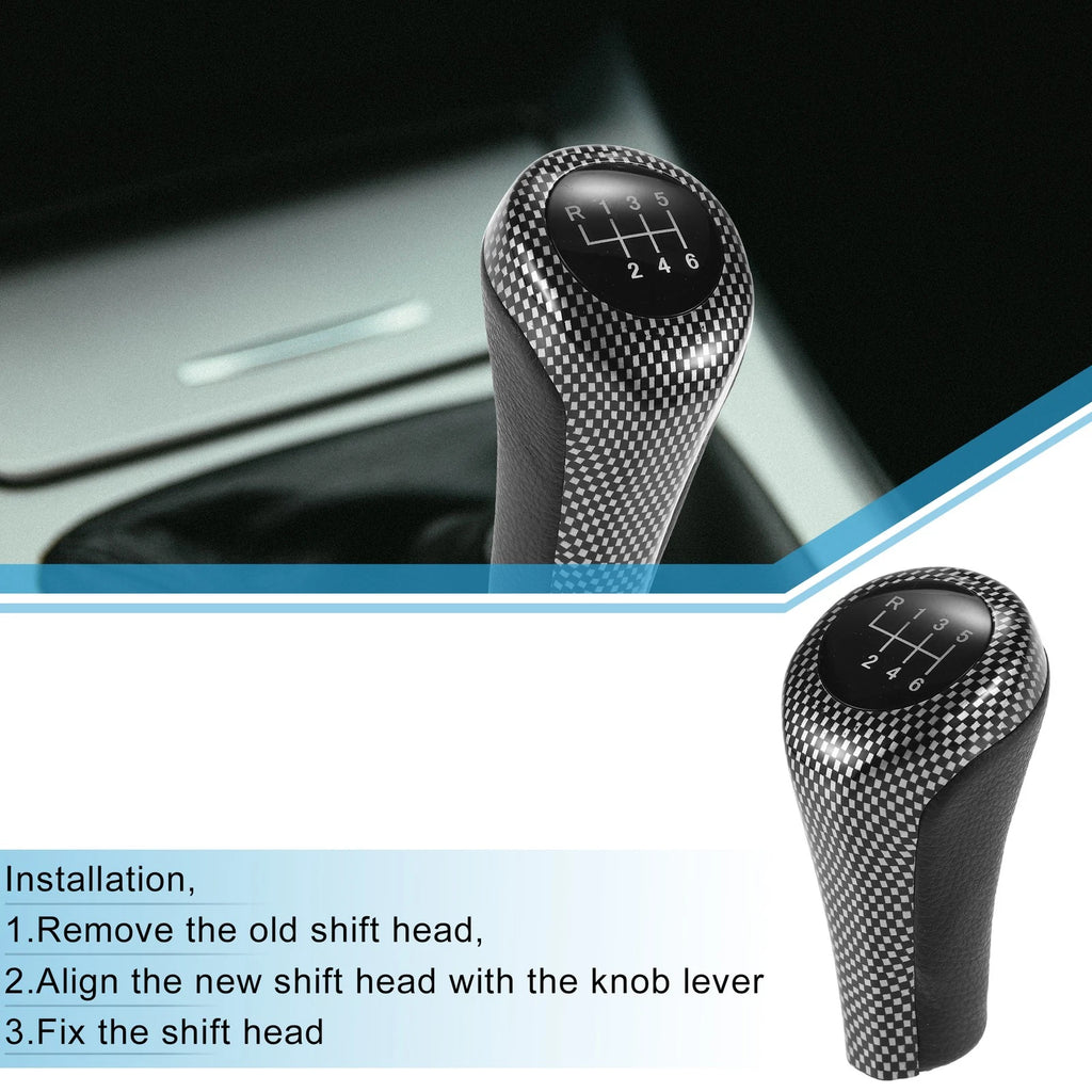 Gear Shift Knob Manual 6 Speed Replacement for BMW 1 3 5 6 Series (E81)