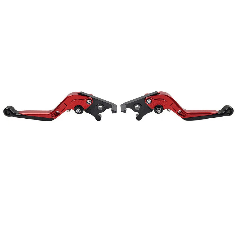 CNC Red Extendable Brake Clutch Levers for Yamaha XMAX 125/250/300/400 (2015–2022)