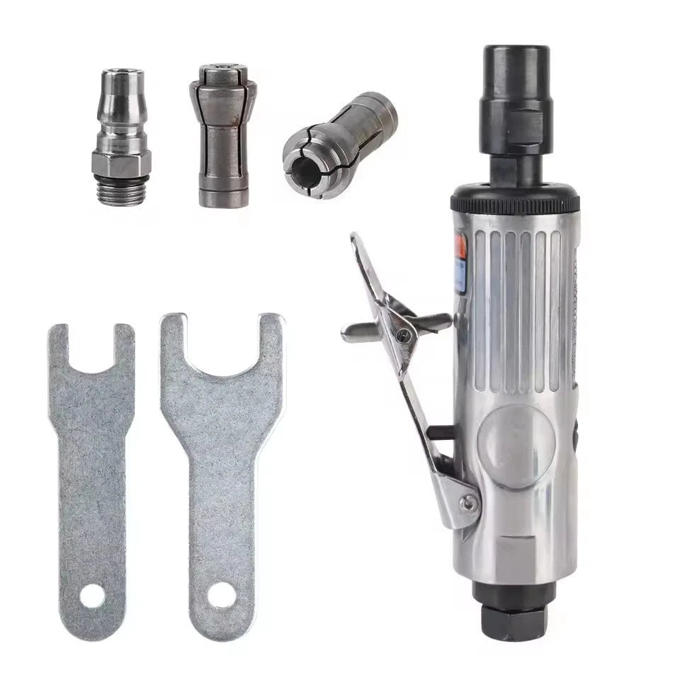 Pneumatic Mini Grinder with 11mm Air Inlet Thread (No Specific Years)