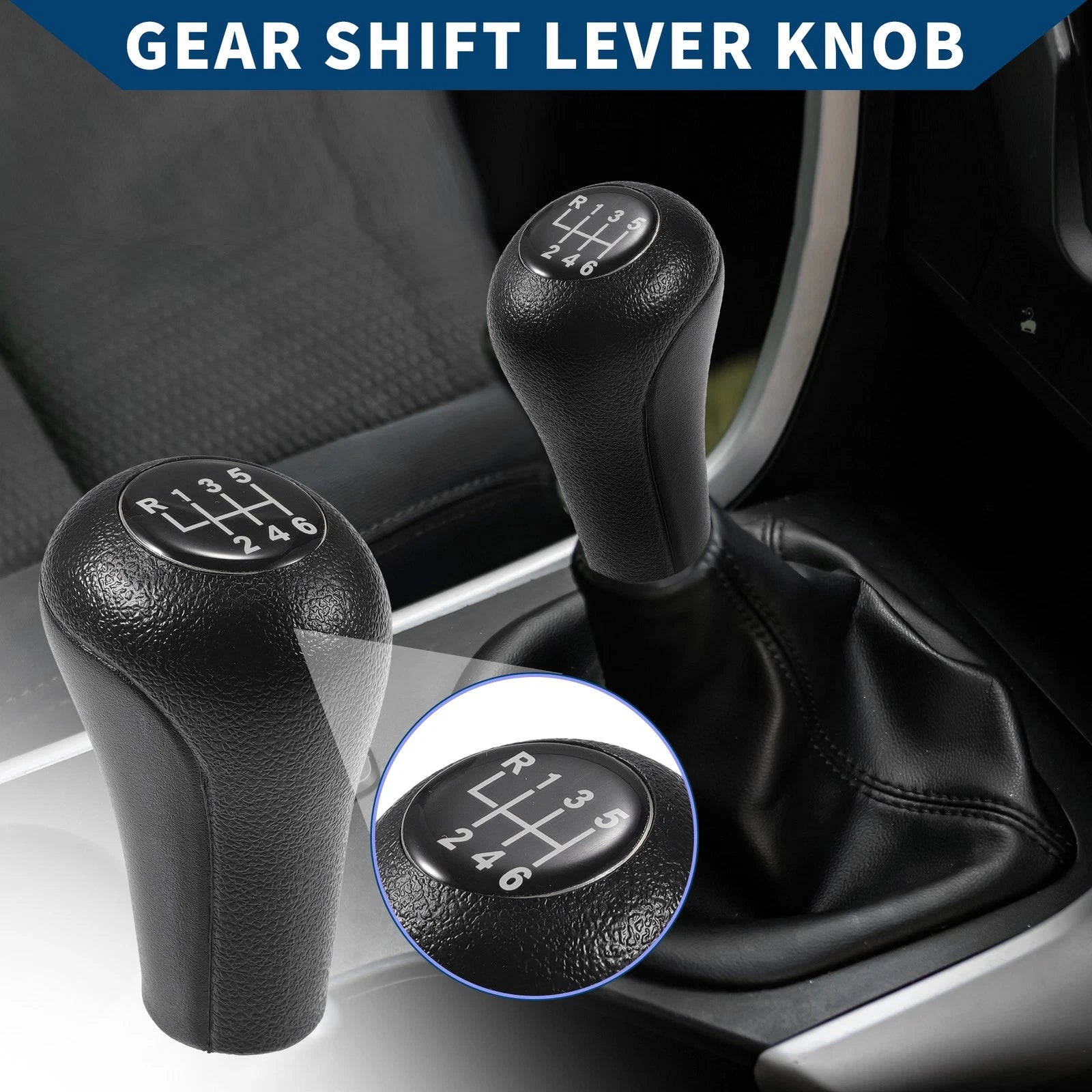 6 Speed Manual Gear Shift Knob Replacement for BMW 3 Series E30 E36 (1983–2005)