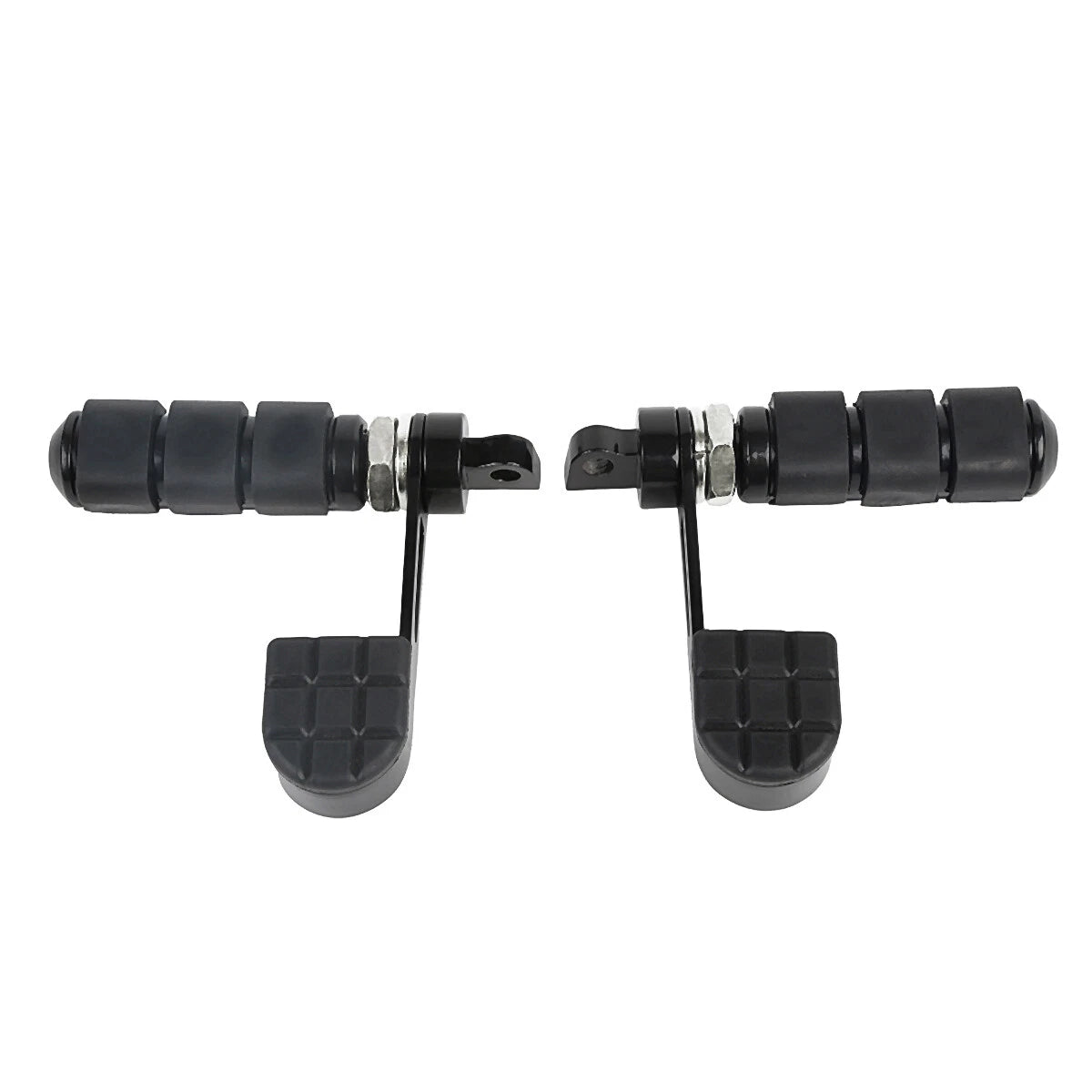 Black Foot Pegs Heel Support Mount for Harley Sportster XL (1982–2023)