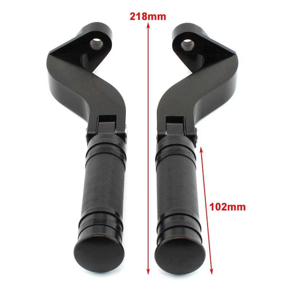 Rear Passenger Foot Peg Footrest Mount Bracket for Harley Touring (1993–2023) Chrome