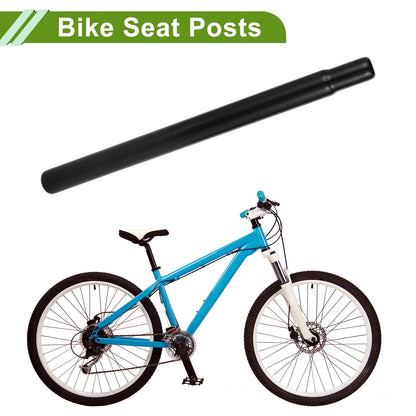 25.4mm Bike Seat Post for Universal Saddle (Durable Black Steel)