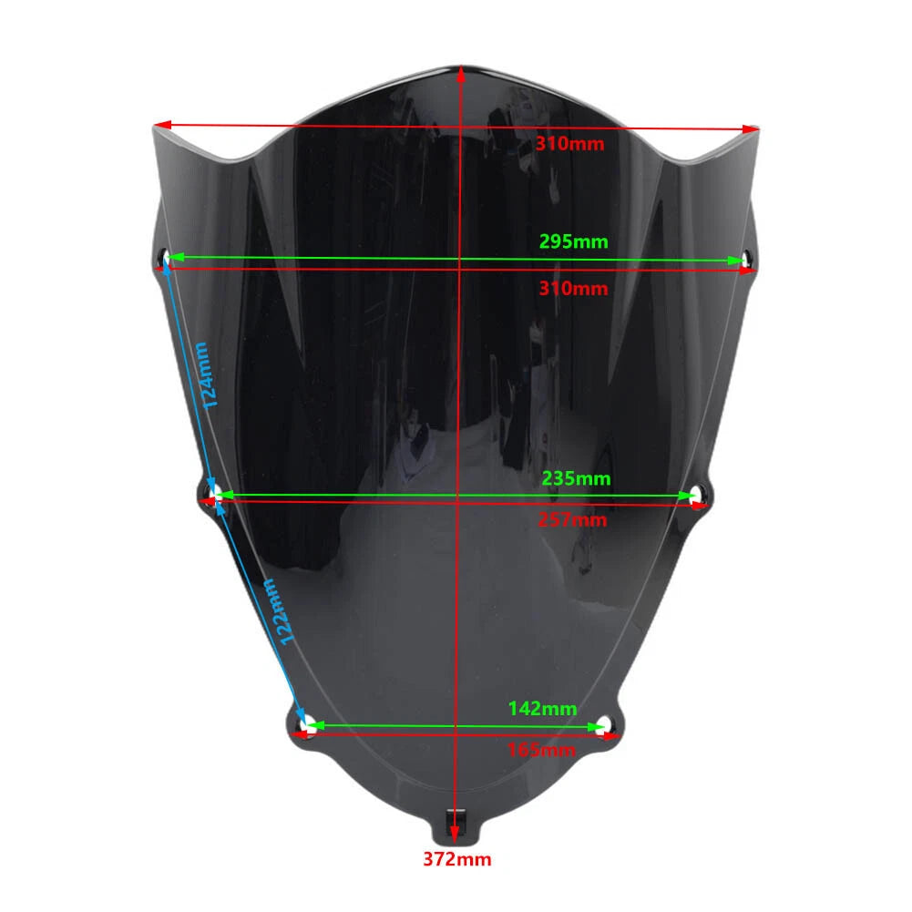Windscreen Windshield Wind Deflector for Suzuki GSXR 125 150 (2018–2022)
