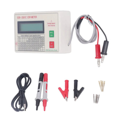 ABS Handheld ESR DCR Capacitor Tester for Automotive (2010–2023)