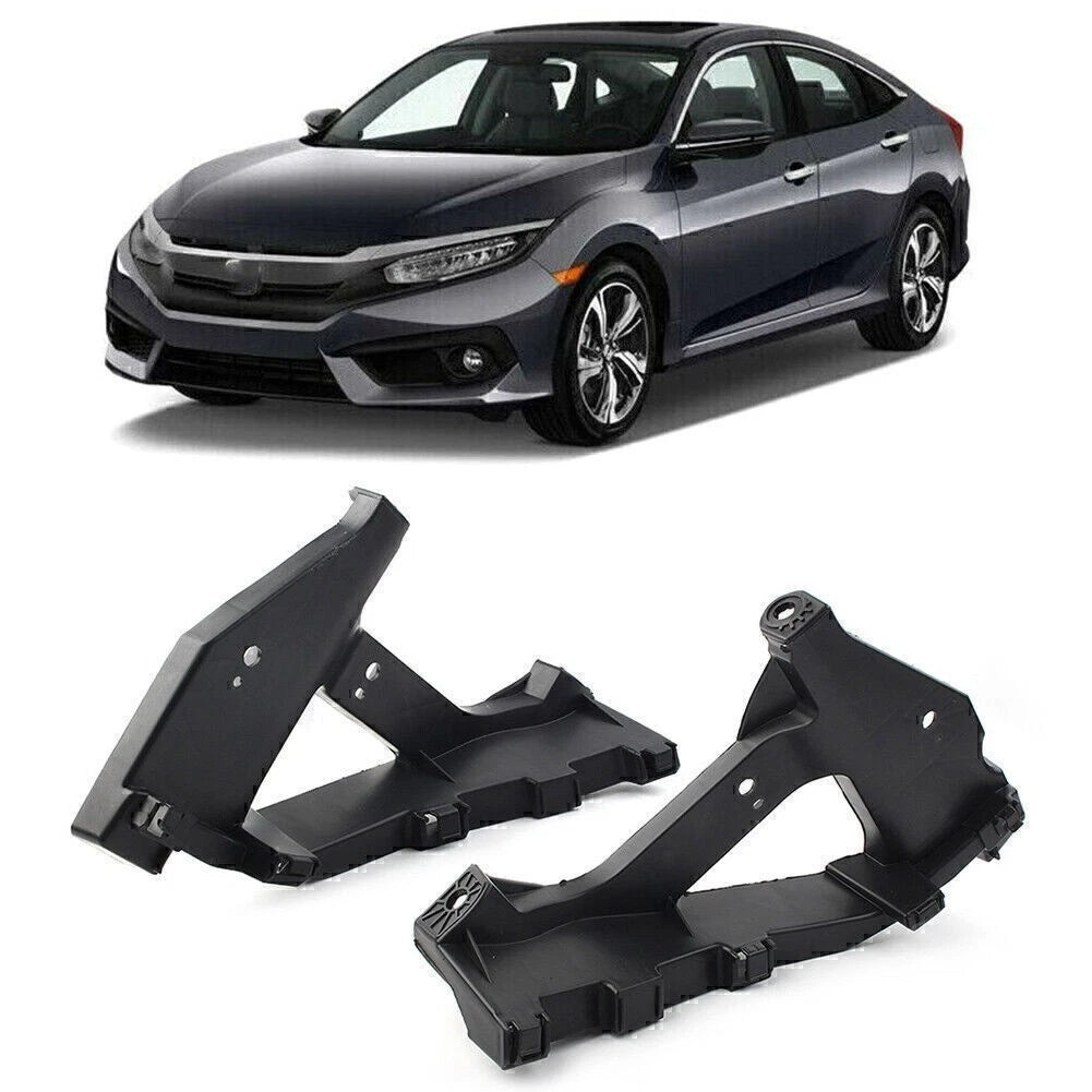 2X Front Headlight Retainer Bracket for Honda Civic Sedan (2016–2019)