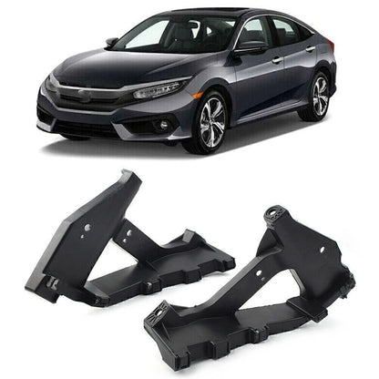 2X Front Headlight Retainer Bracket for Honda Civic Sedan (2016–2019)