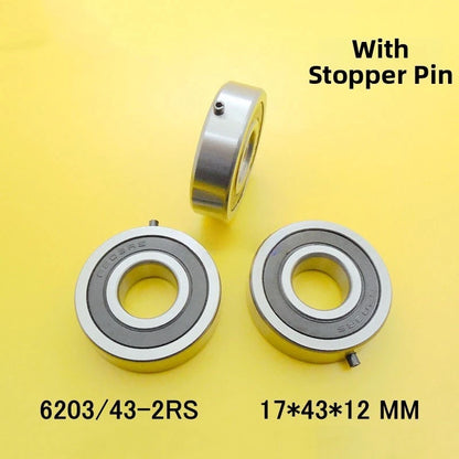 6203/43-2RS Ball Bearing for Mechanical Systems (17x43x12 mm)