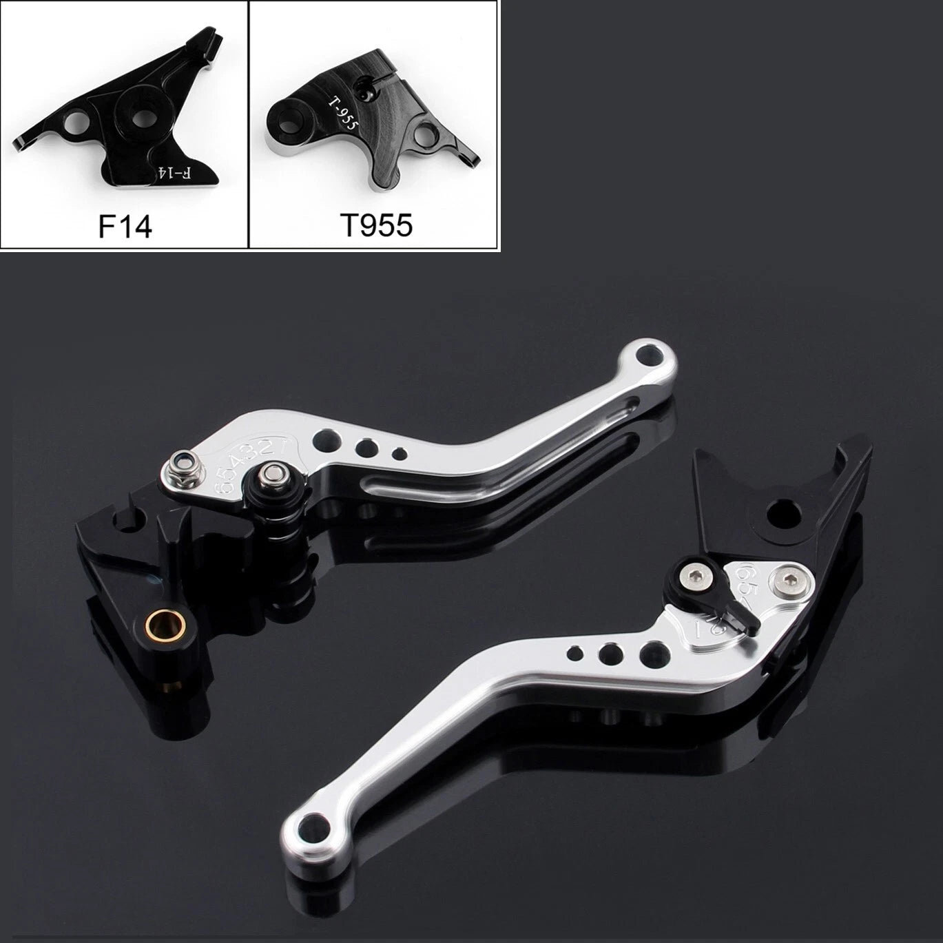 Short Brake Clutch Levers for Triumph Speed Triple, Sprint RS, Daytona 955i (1997–2004)