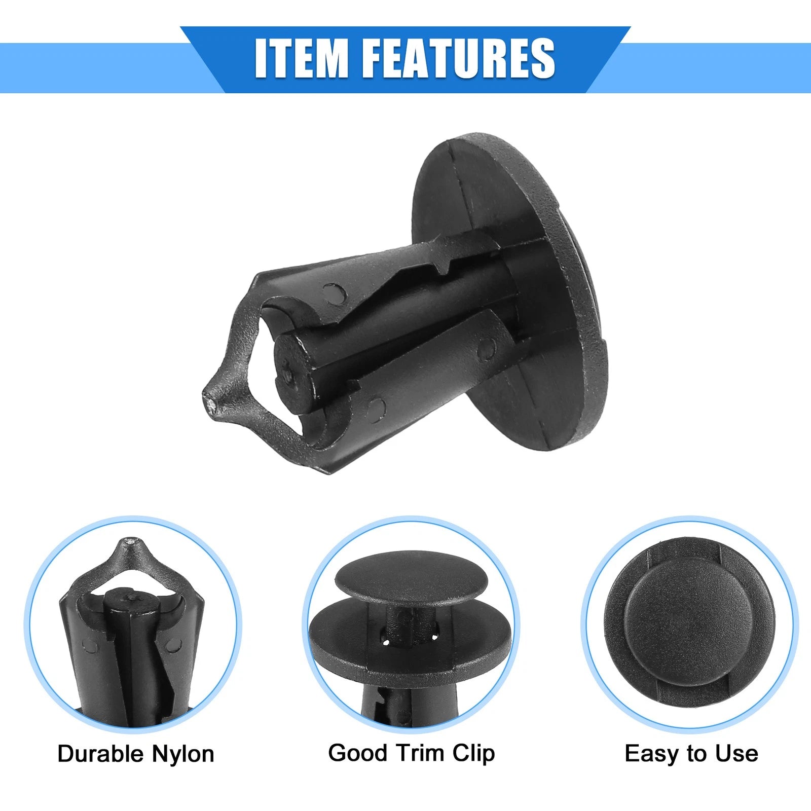 10X Push Pin Rivet Fastener Clips for Buick Rainier (2005–2007)