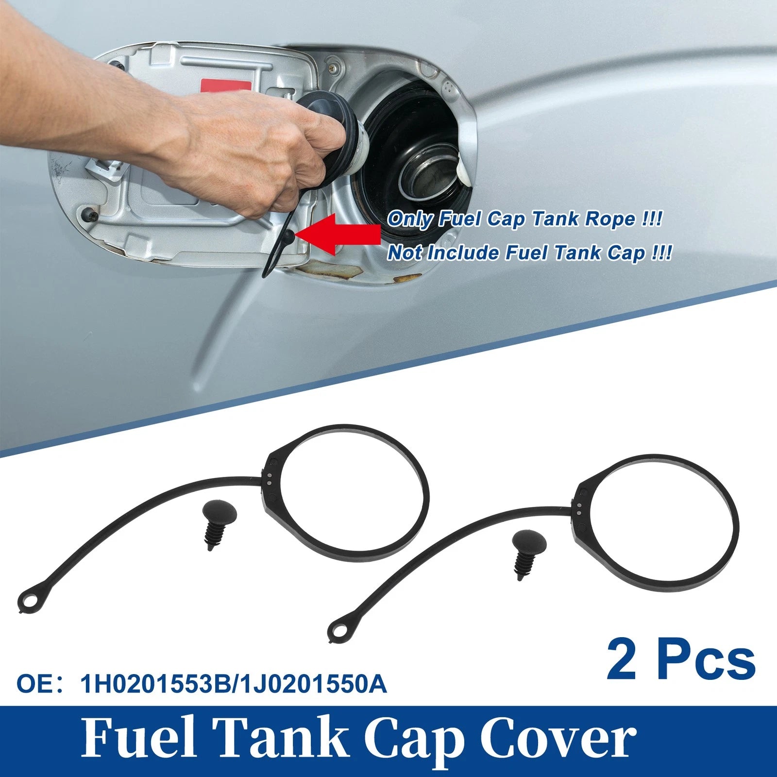 Fuel Tank Cap Tether O-Ring Repair Set for Audi 90 (1988–1997)