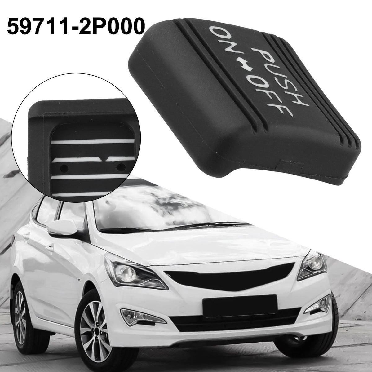 Brake Pedal Rubber for Hyundai (2011–2016) 59711-2P000