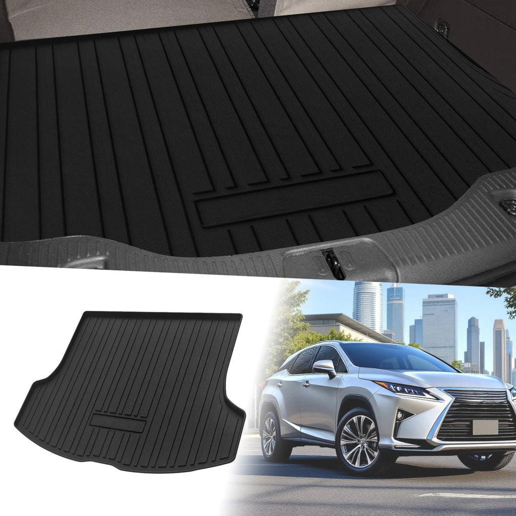 Cargo Liner Rear Trunk Mat TPE Flat Face 1 Piece for Lexus RX (2023–2024)