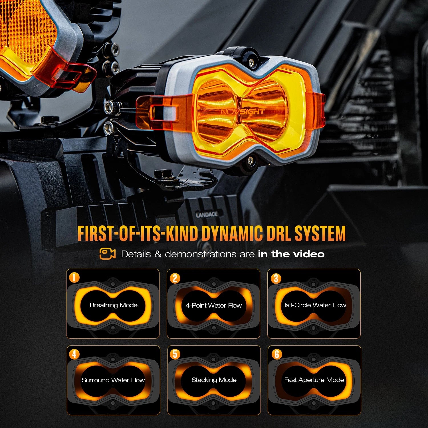 2X 4.5'' LED Work Lights for Truck (Off Road)